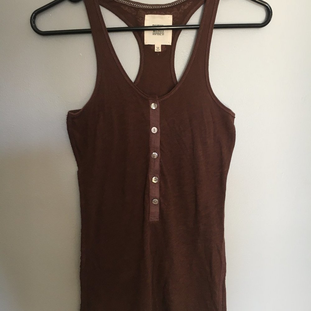 Brown Razorback Ruehl Tank, Size XS